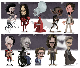 Illustration for article titled Fantastic cartoons show the evolution of famous characters and actors